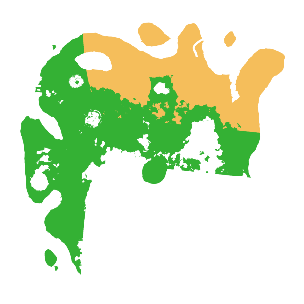 Biome Rust Map: Procedural Map, Size: 3400, Seed: 6213