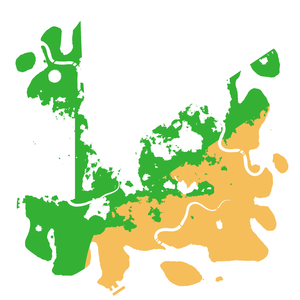 Biome Rust Map: Procedural Map, Size: 4300, Seed: 42990905