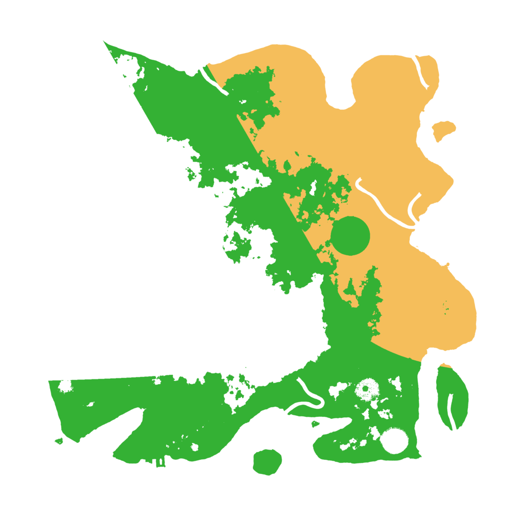 Biome Rust Map: Procedural Map, Size: 3500, Seed: 2544082