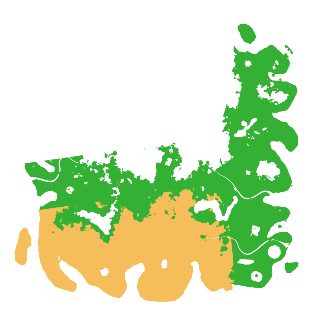 Biome Rust Map: Procedural Map, Size: 4350, Seed: 200023