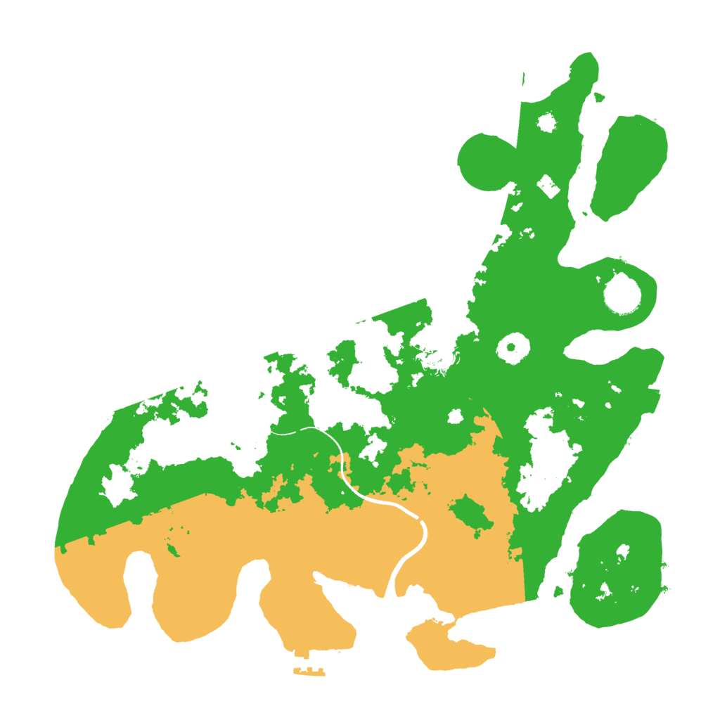 Biome Rust Map: Procedural Map, Size: 3450, Seed: 62156692