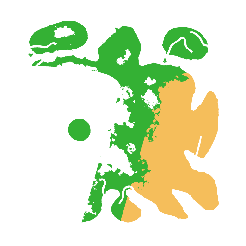 Biome Rust Map: Procedural Map, Size: 3000, Seed: 952266002