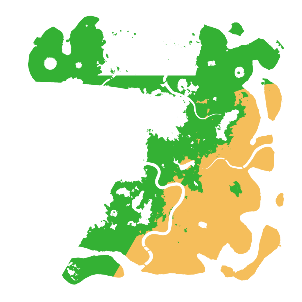 Biome Rust Map: Procedural Map, Size: 4300, Seed: 3074960