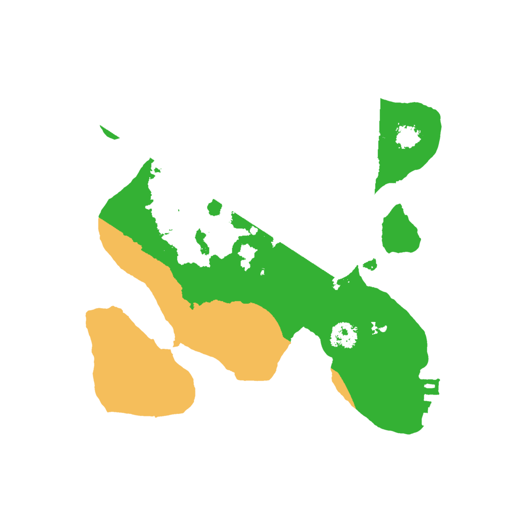 Biome Rust Map: Procedural Map, Size: 2000, Seed: 3467