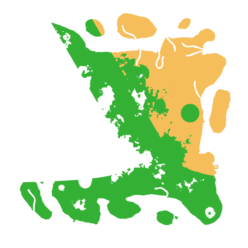 Biome Rust Map: Procedural Map, Size: 3550, Seed: 30062266