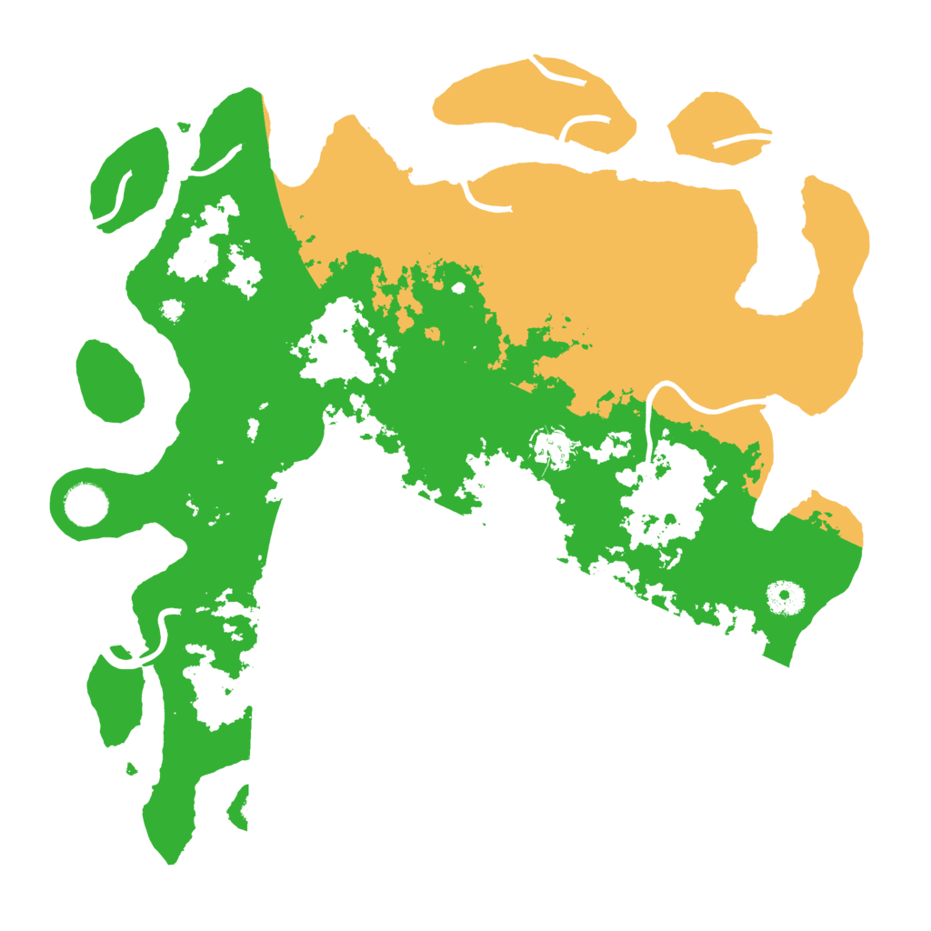 Biome Rust Map: Procedural Map, Size: 3800, Seed: 21371176