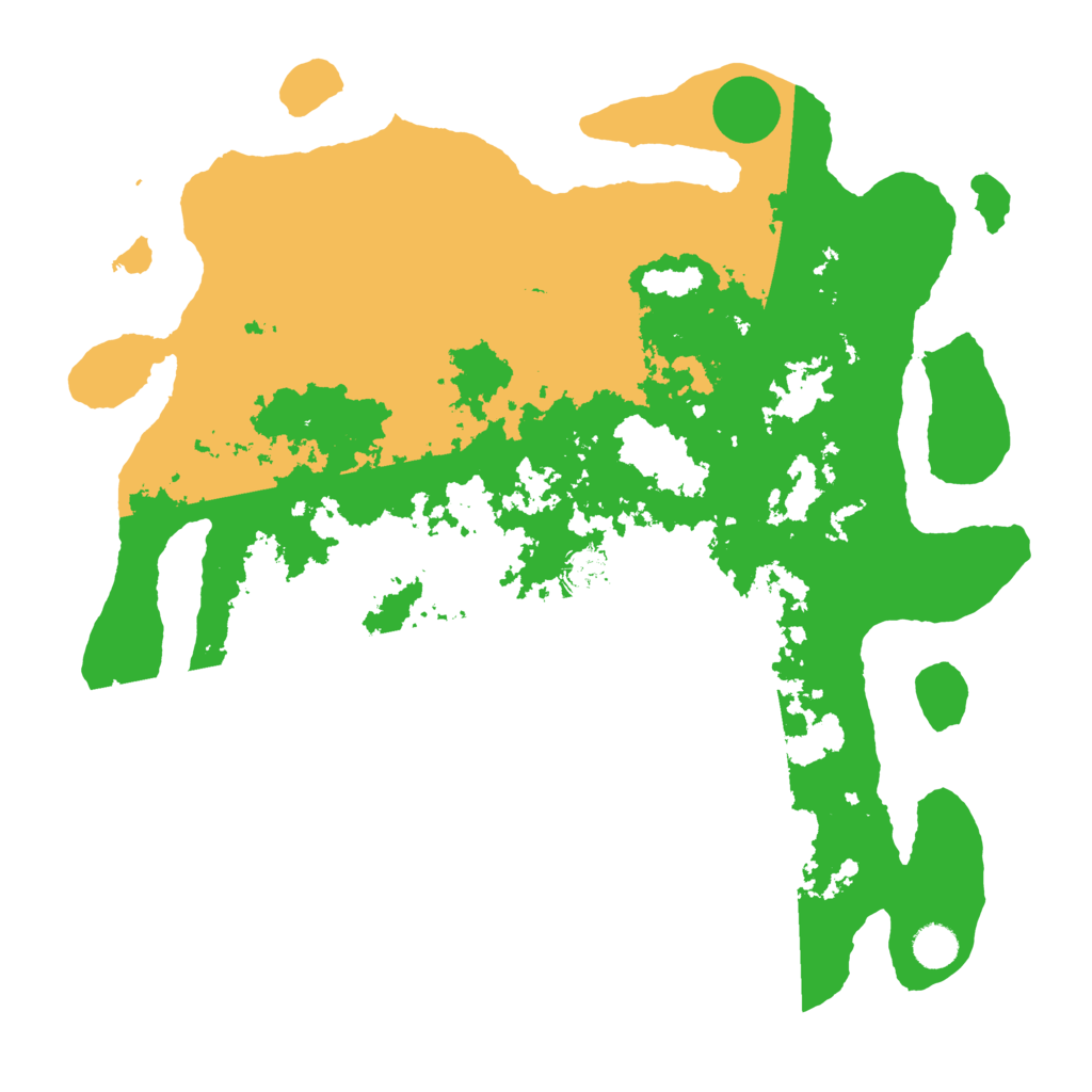 Biome Rust Map: Barren, Size: 4300, Seed: 95163002