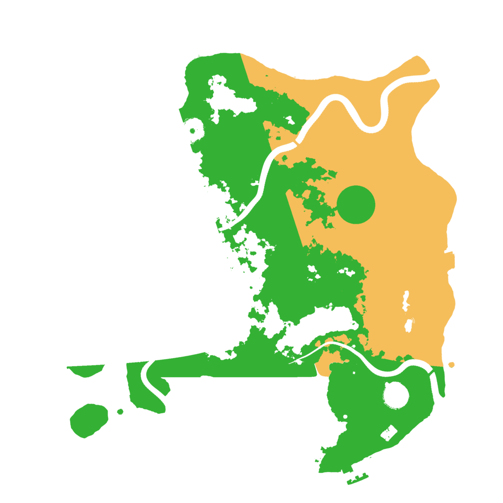 Biome Rust Map: Procedural Map, Size: 3450, Seed: 53484915