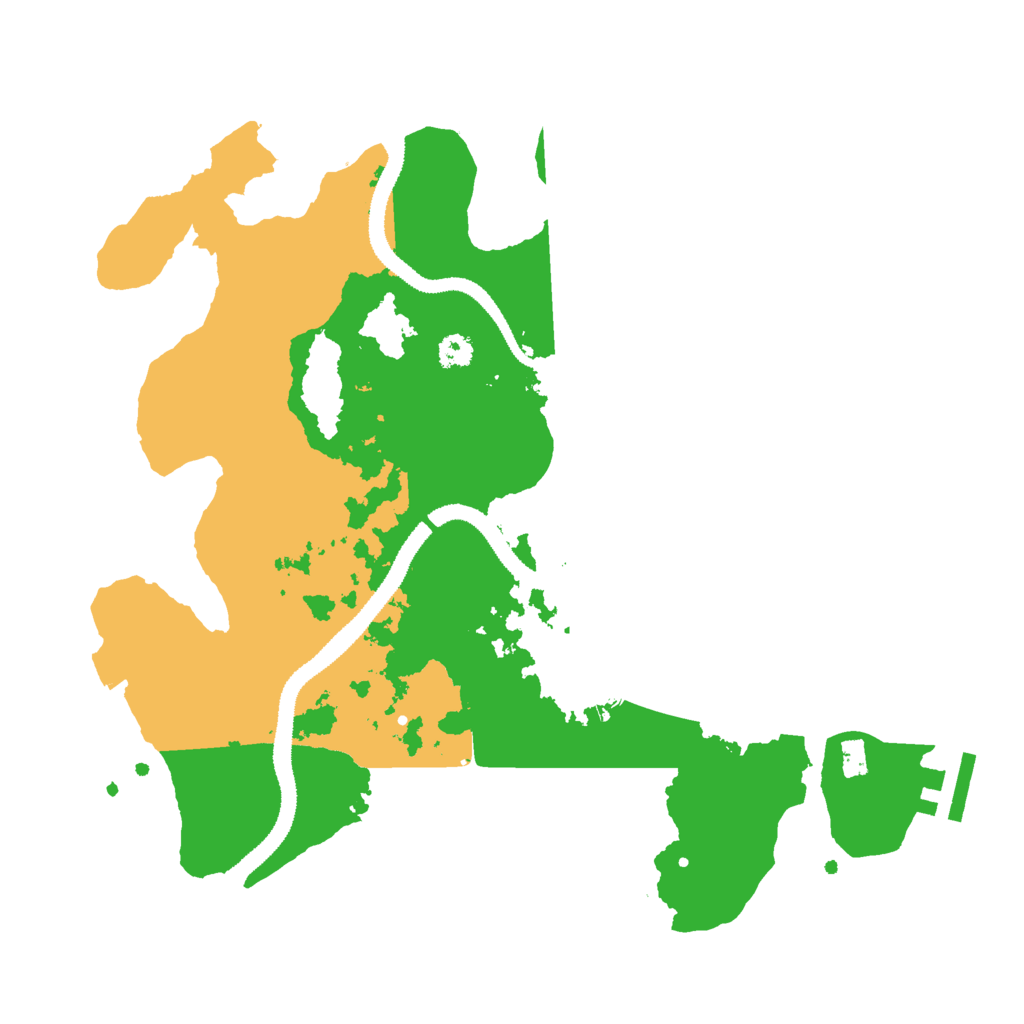 Biome Rust Map: Procedural Map, Size: 3000, Seed: 1368336990