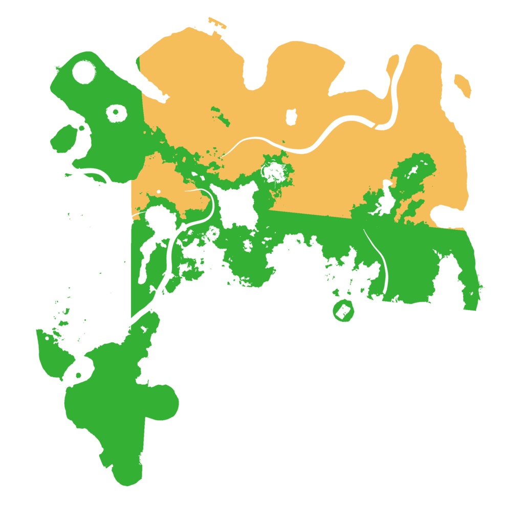 Biome Rust Map: Procedural Map, Size: 4000, Seed: 6213