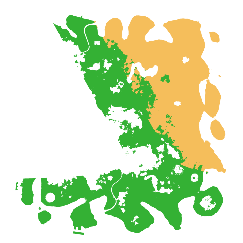 Biome Rust Map: Procedural Map, Size: 4500, Seed: 500958824