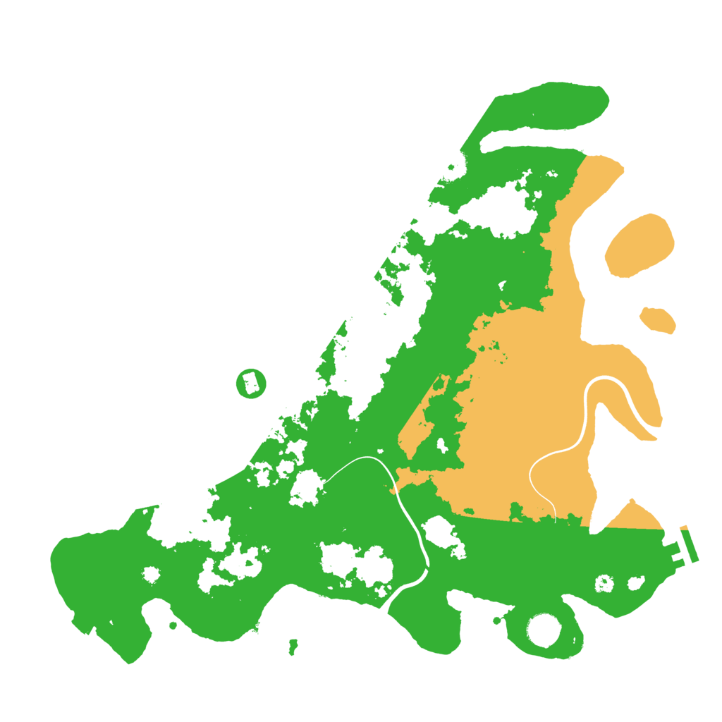 Biome Rust Map: Procedural Map, Size: 3850, Seed: 85083597