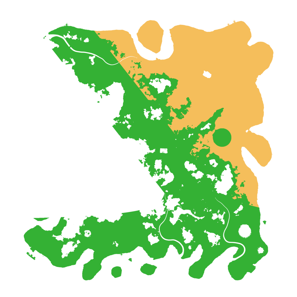 Biome Rust Map: Procedural Map, Size: 4250, Seed: 1217195