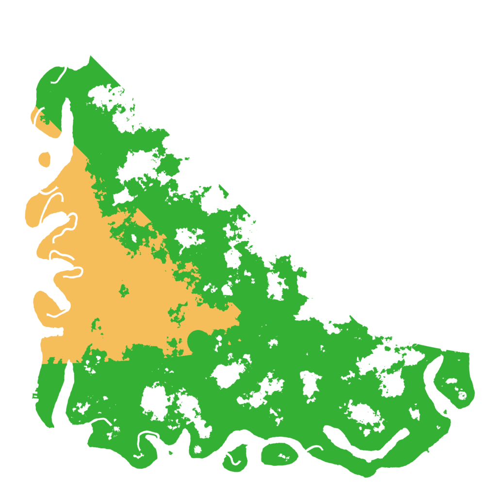 Biome Rust Map: Procedural Map, Size: 6000, Seed: 451278333