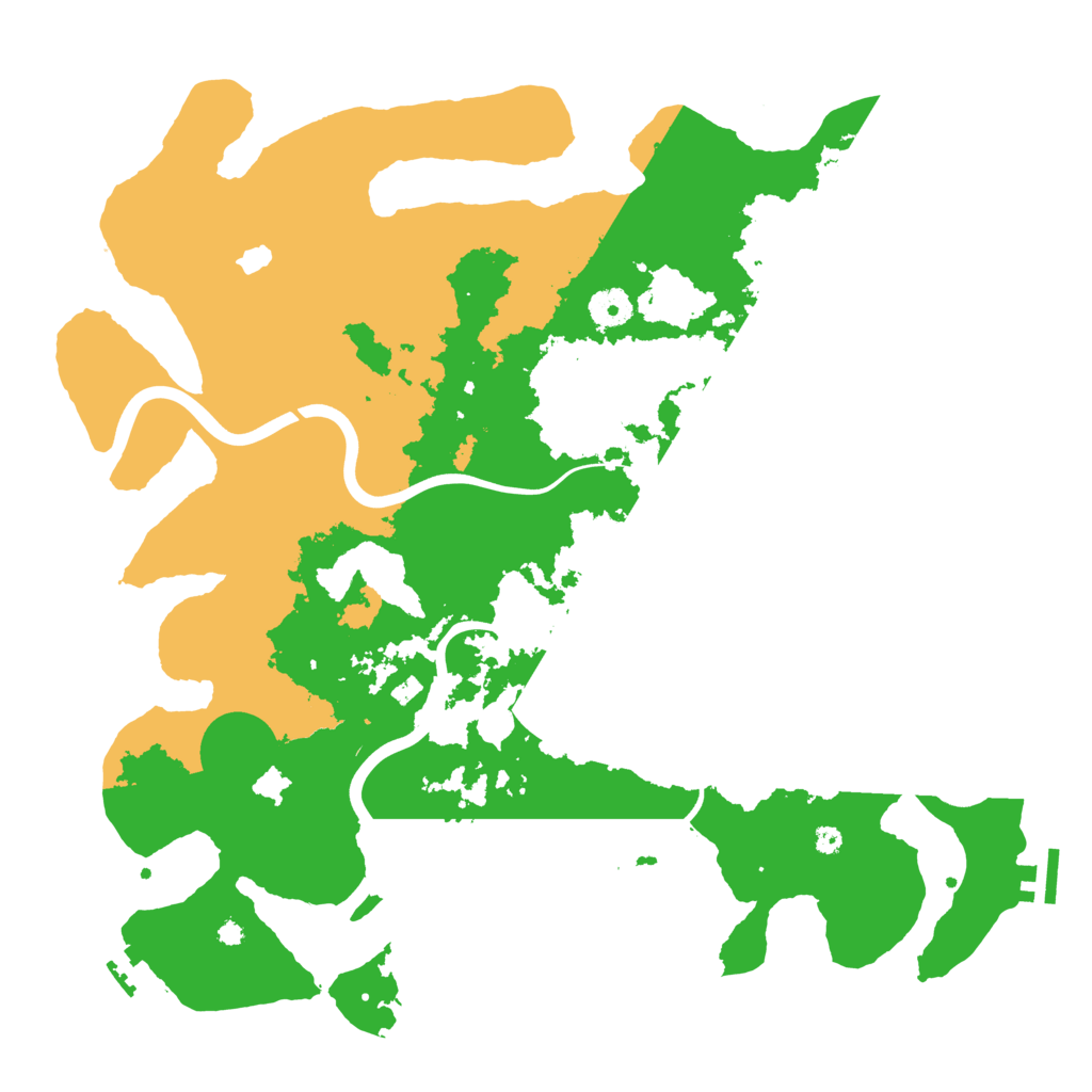 Biome Rust Map: Procedural Map, Size: 4000, Seed: 94898457