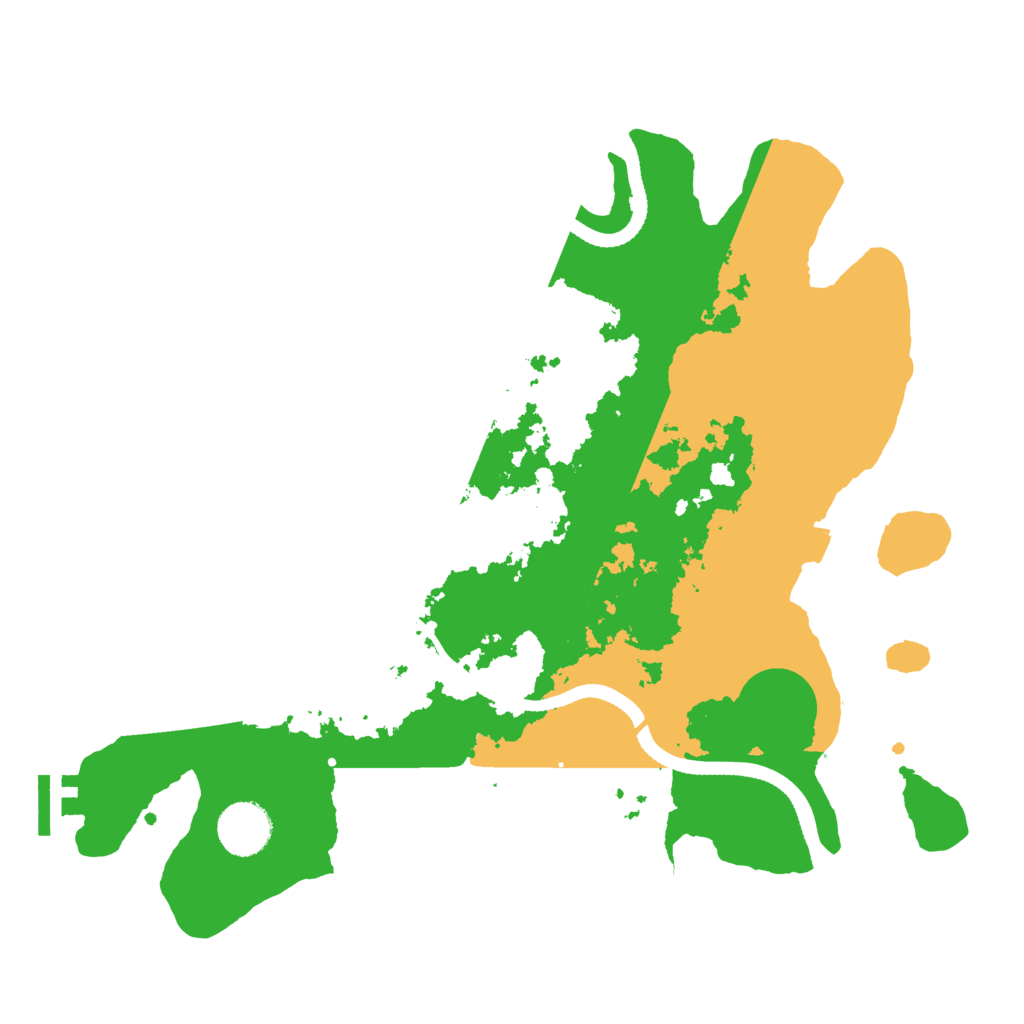 Biome Rust Map: Procedural Map, Size: 3400, Seed: 32849077