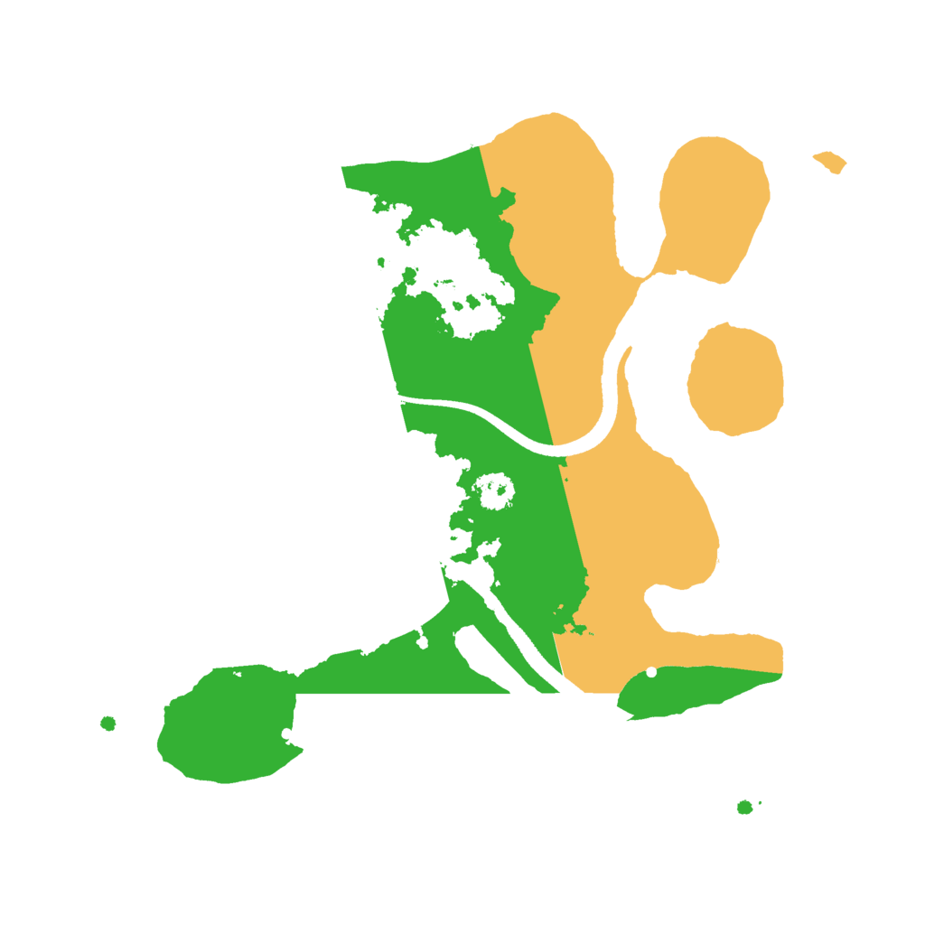 Biome Rust Map: Procedural Map, Size: 2500, Seed: 763785697