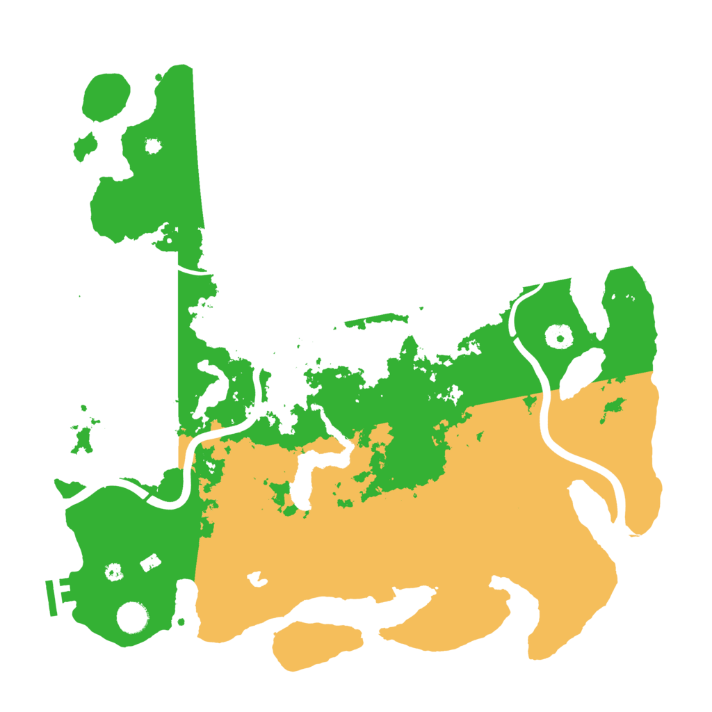 Biome Rust Map: Procedural Map, Size: 4000, Seed: 96685444