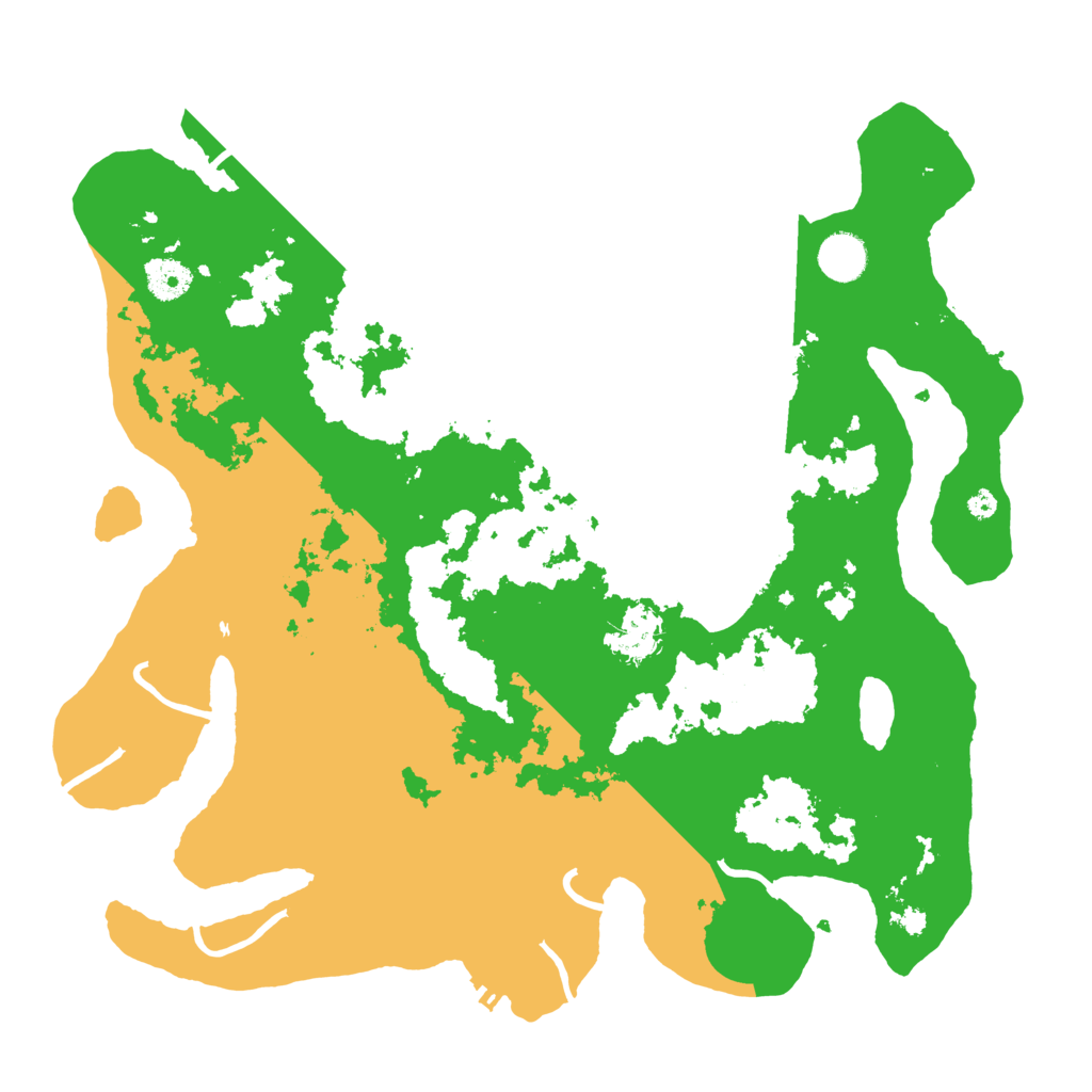 Biome Rust Map: Procedural Map, Size: 3950, Seed: 8254424