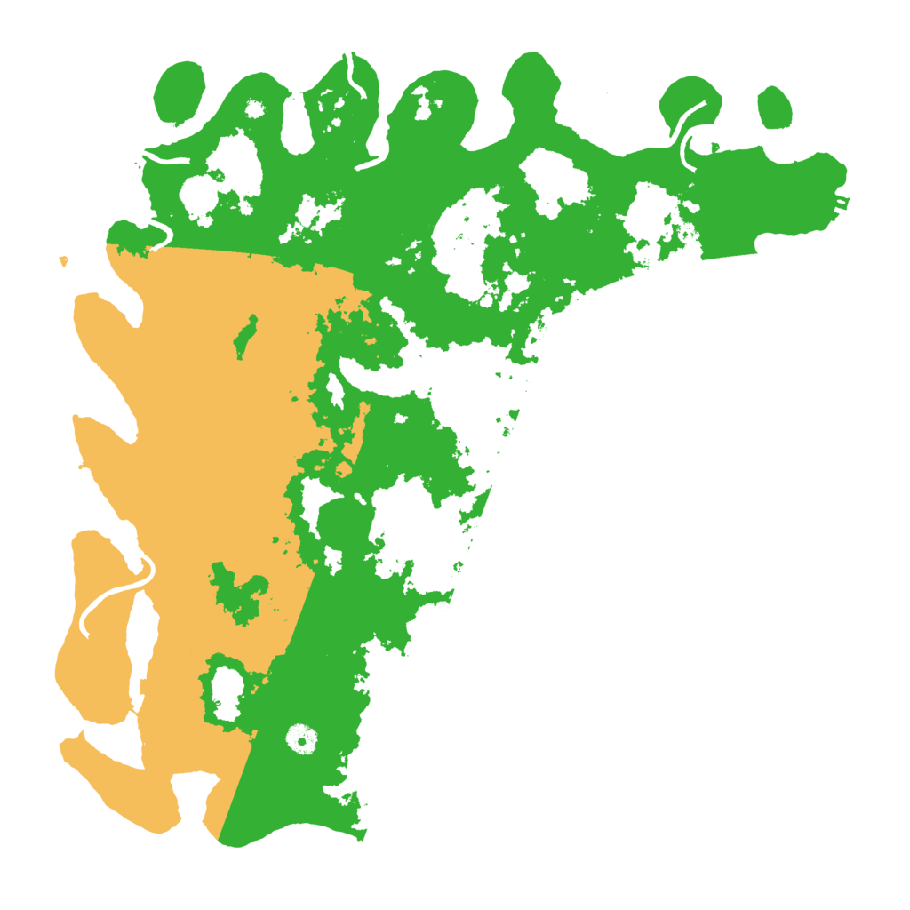 Biome Rust Map: Procedural Map, Size: 4500, Seed: 32753027