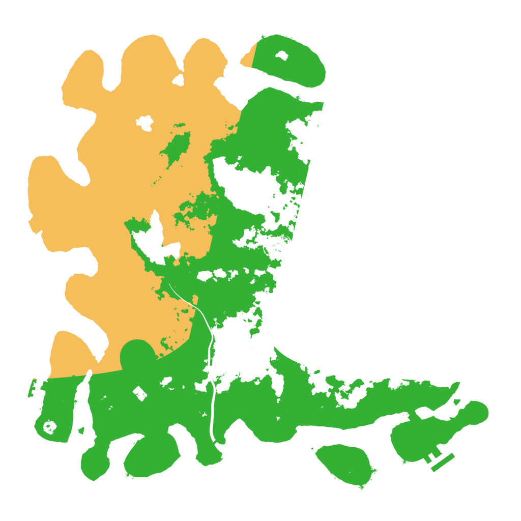 Biome Rust Map: Procedural Map, Size: 4000, Seed: 2070474606