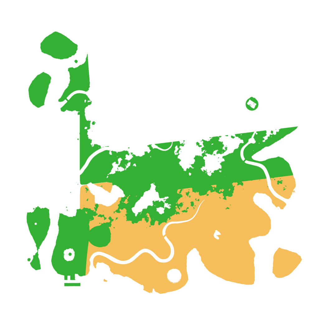 Biome Rust Map: Procedural Map, Size: 4000, Seed: 133333337