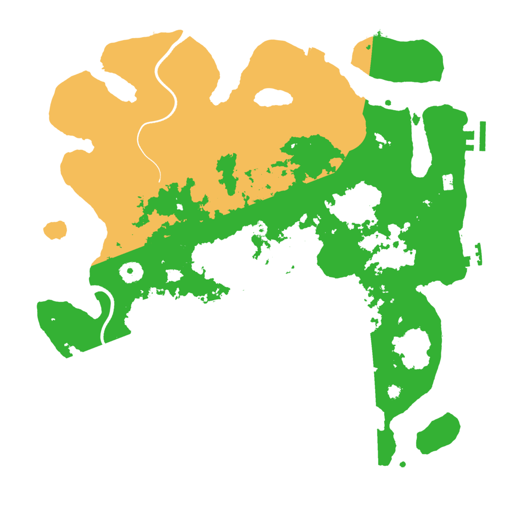 Biome Rust Map: Procedural Map, Size: 3500, Seed: 338900785