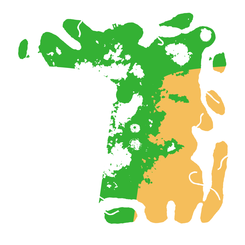 Biome Rust Map: Procedural Map, Size: 3900, Seed: 97793373