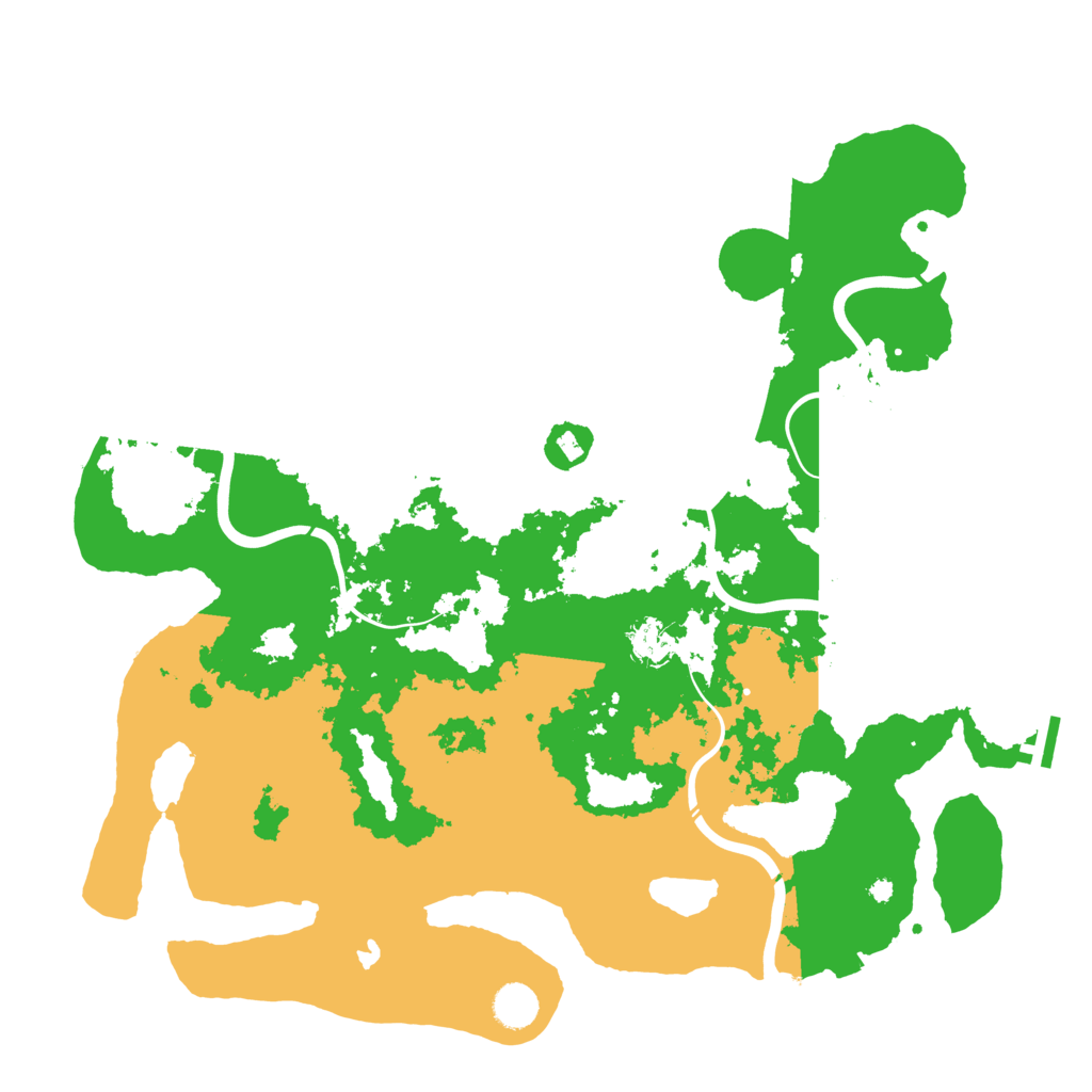 Biome Rust Map: Procedural Map, Size: 4250, Seed: 32096353