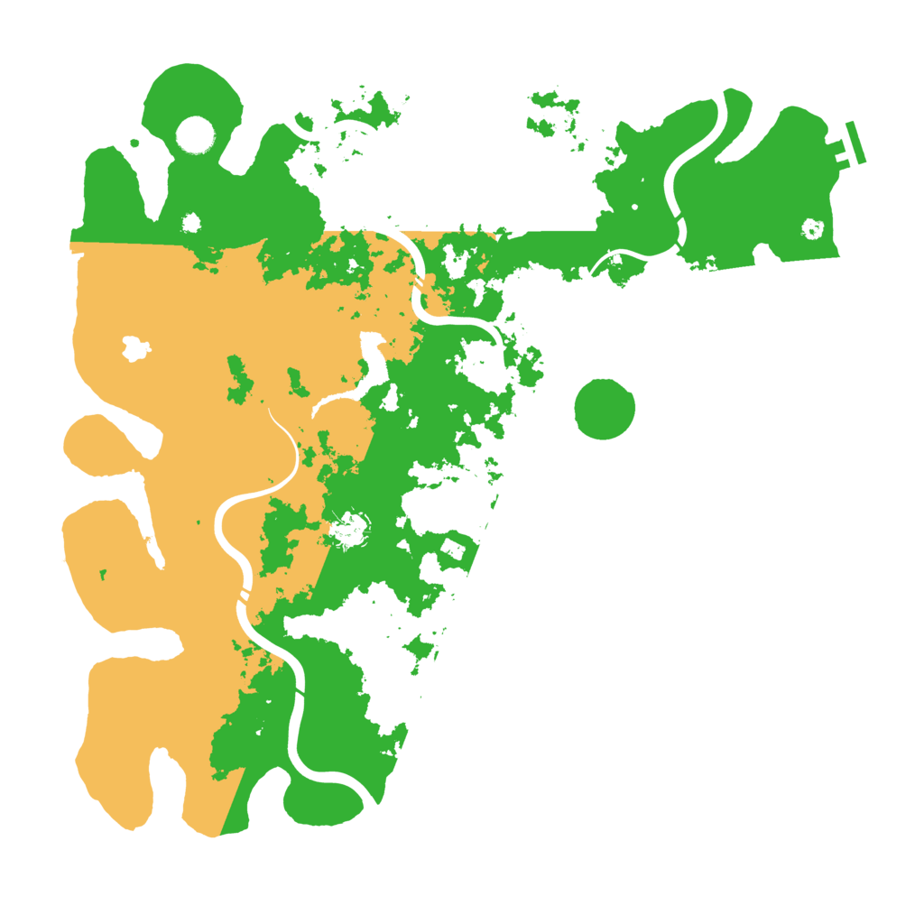 Biome Rust Map: Procedural Map, Size: 4300, Seed: 89284175