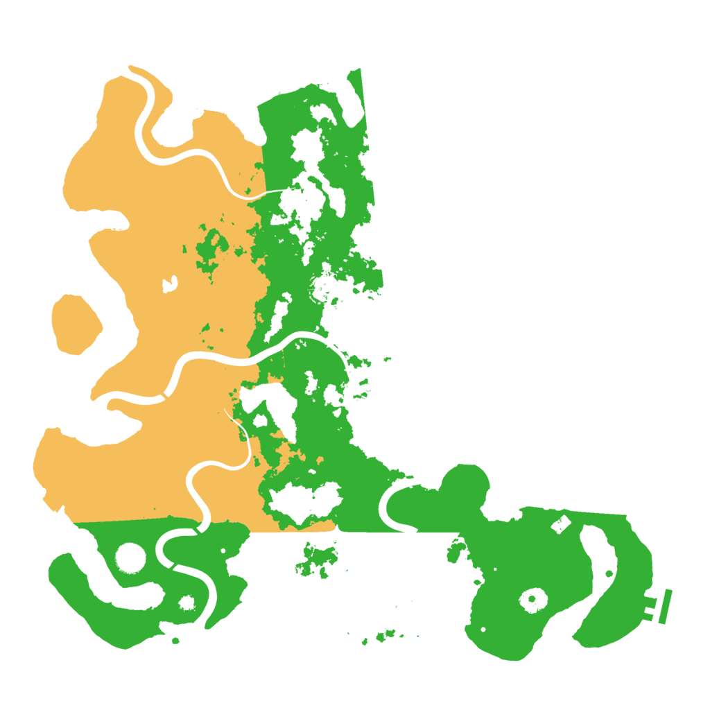 Biome Rust Map: Procedural Map, Size: 4100, Seed: 75402209