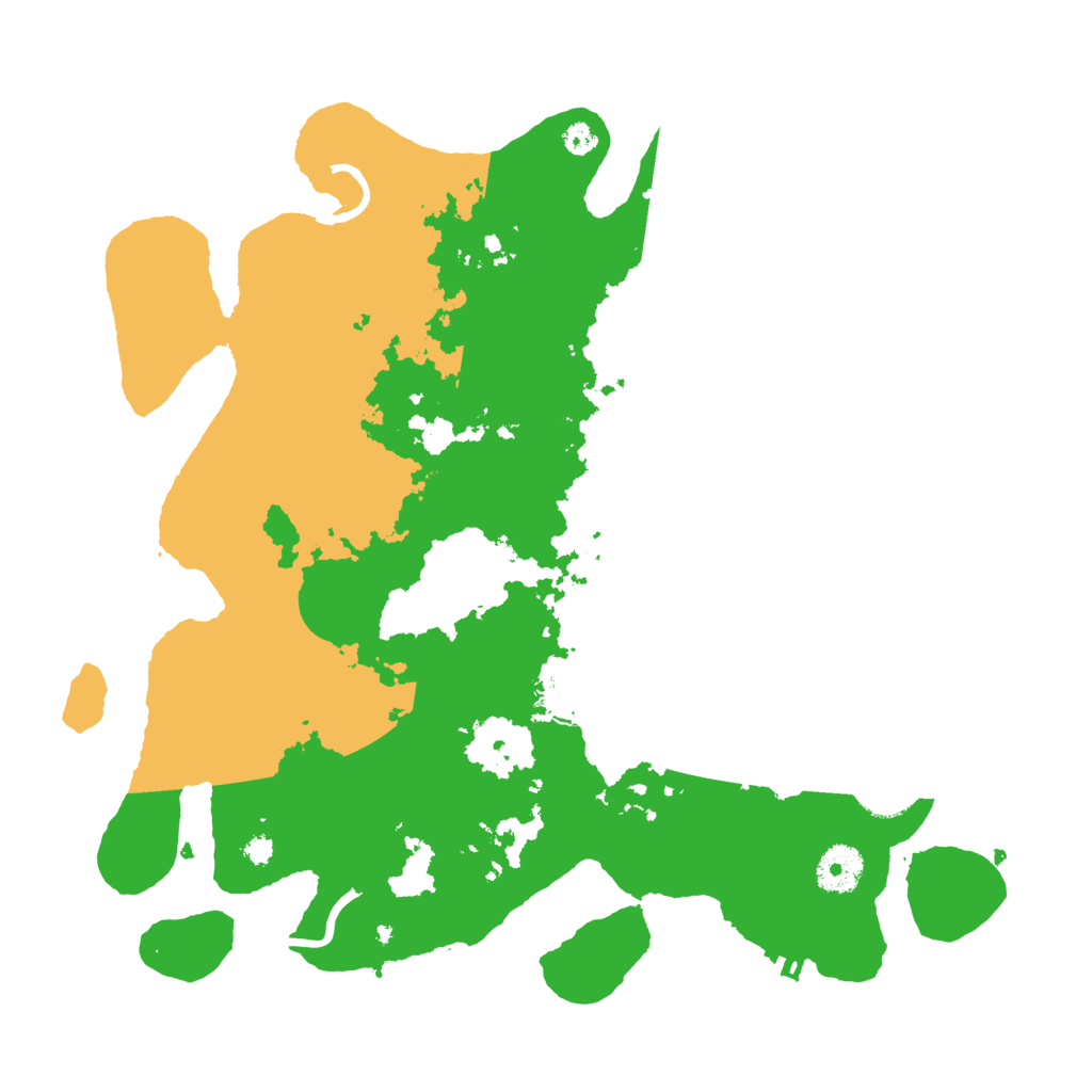 Biome Rust Map: Procedural Map, Size: 3500, Seed: 17481775