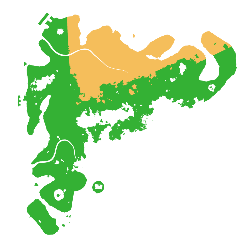 Biome Rust Map: Procedural Map, Size: 3550, Seed: 20622459