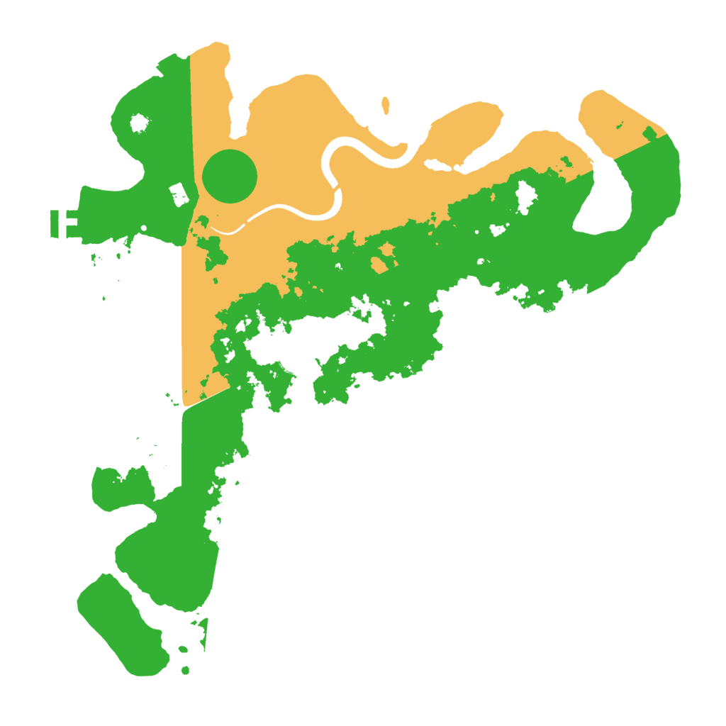 Biome Rust Map: Procedural Map, Size: 3550, Seed: 20622459