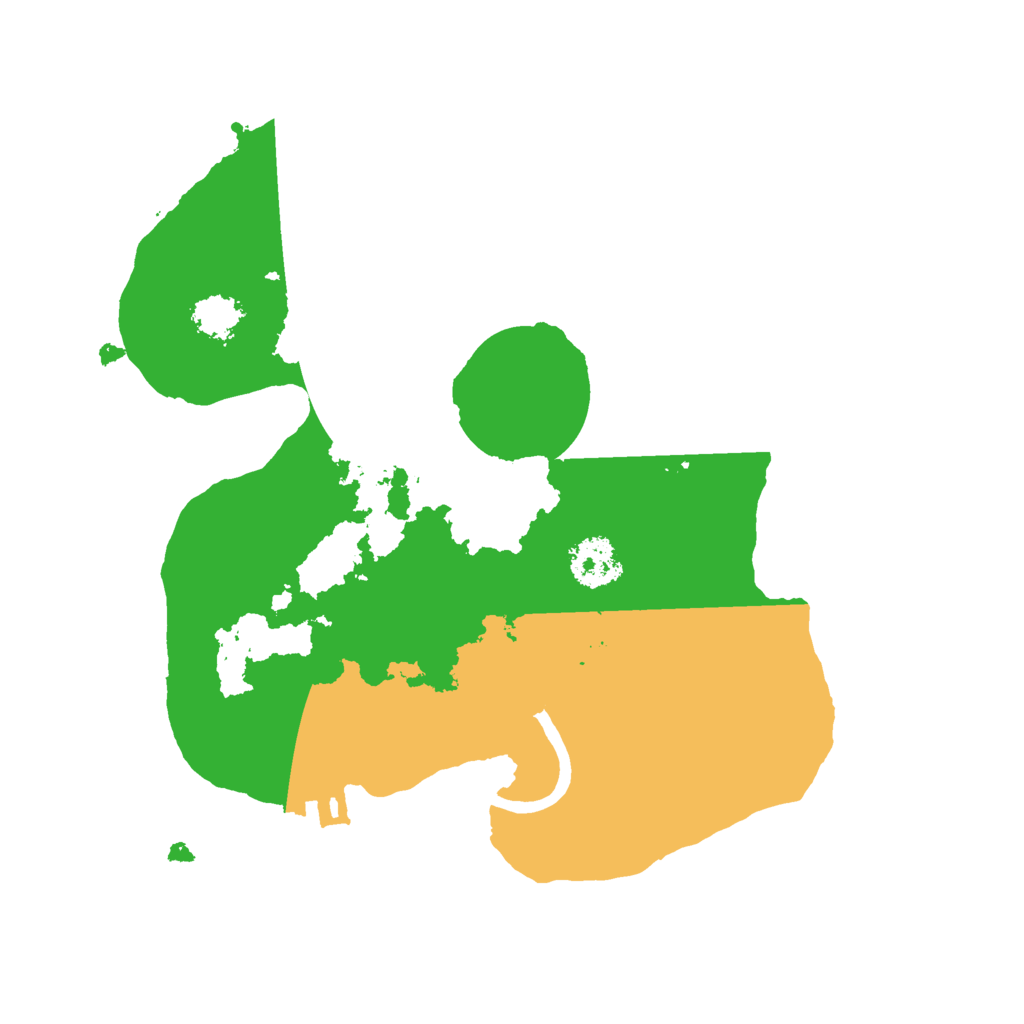 Biome Rust Map: Procedural Map, Size: 2100, Seed: 11111