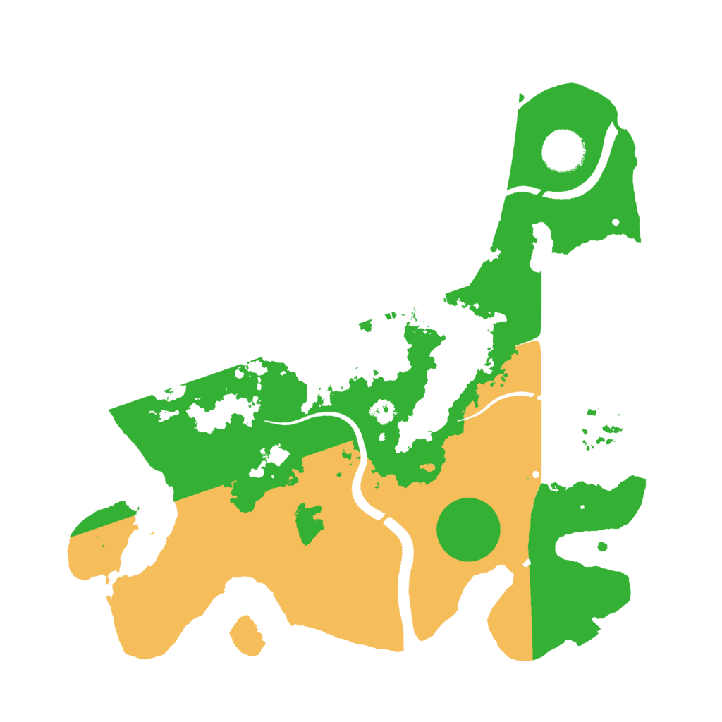 Biome Rust Map: Procedural Map, Size: 3000, Seed: 758209136