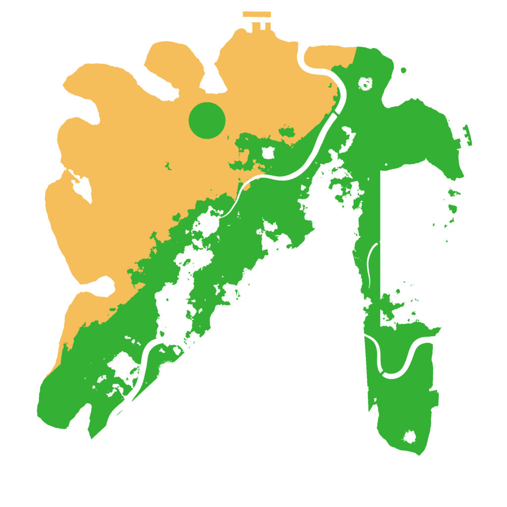 Biome Rust Map: Procedural Map, Size: 3650, Seed: 84369873