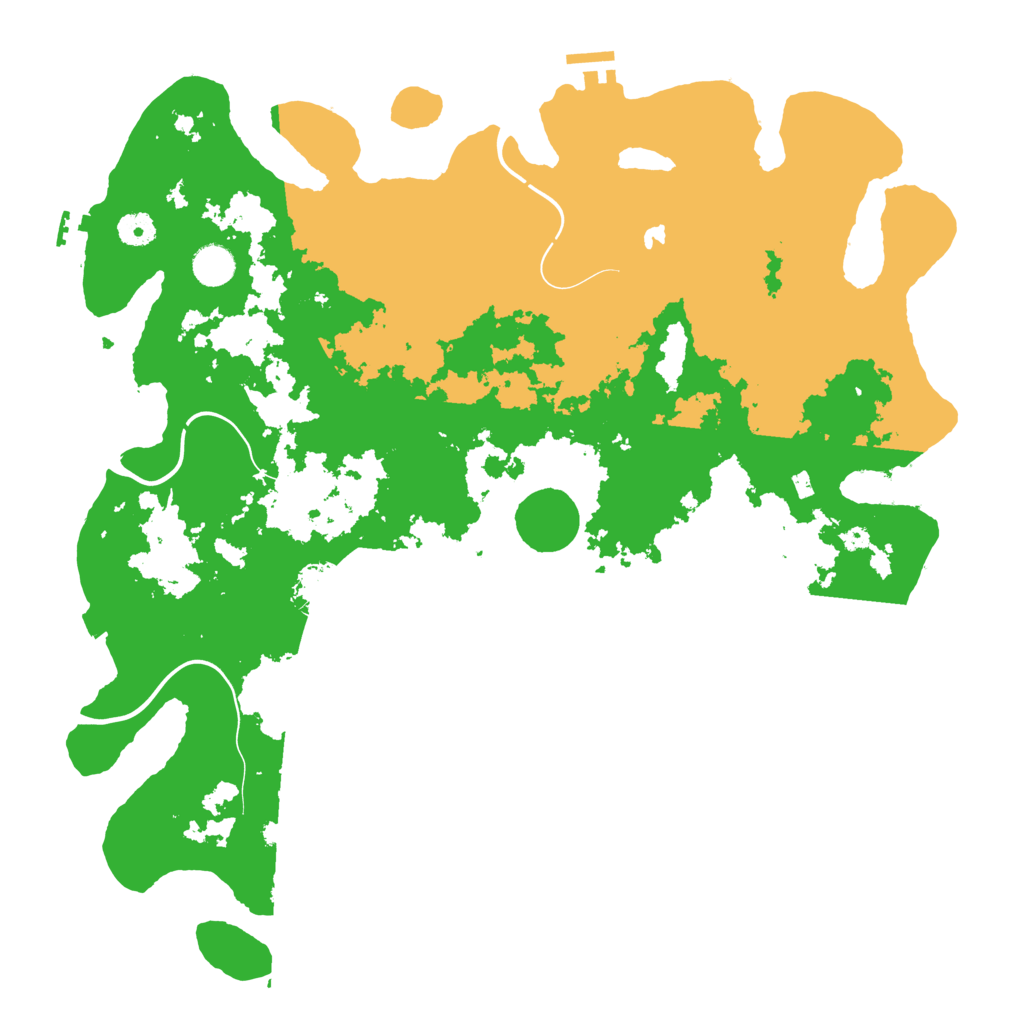 Biome Rust Map: Procedural Map, Size: 4300, Seed: 1782