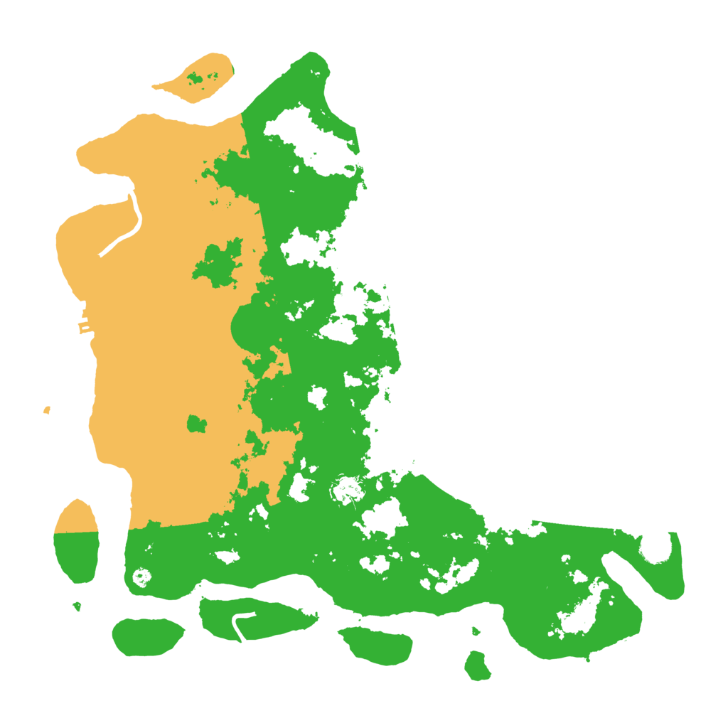 Biome Rust Map: Procedural Map, Size: 4100, Seed: 88319941