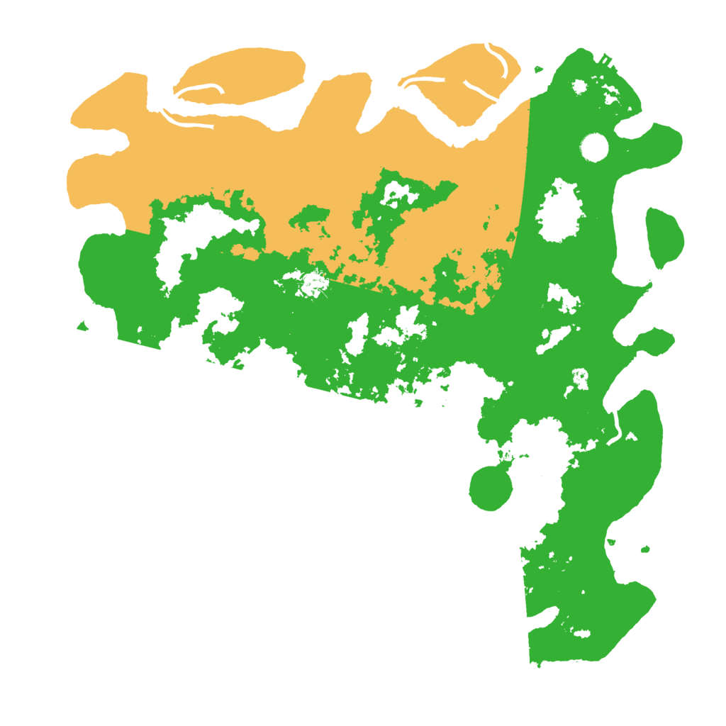 Biome Rust Map: Procedural Map, Size: 4550, Seed: 125598