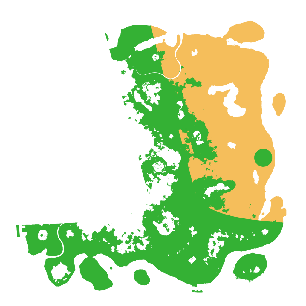 Biome Rust Map: Procedural Map, Size: 4500, Seed: 82759164