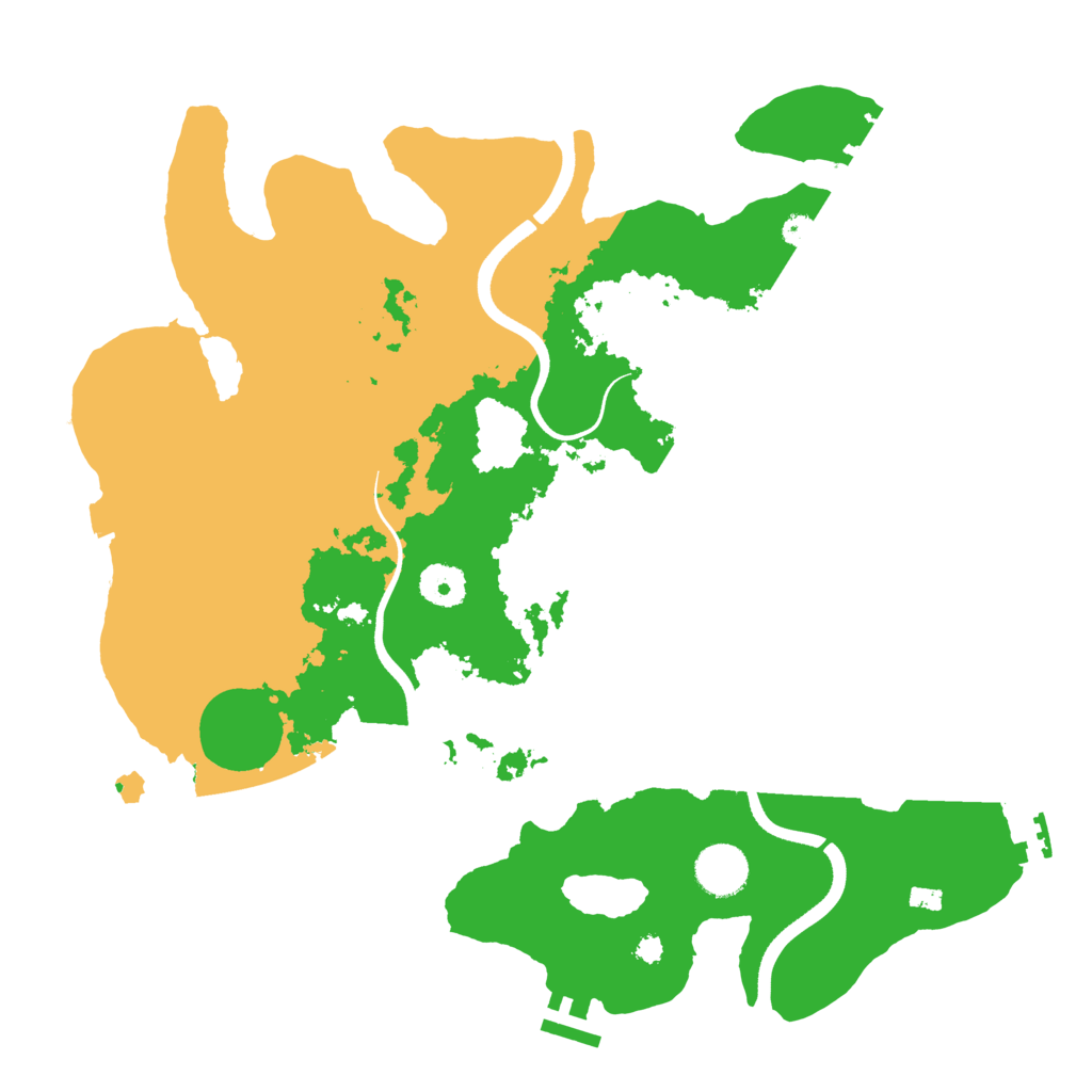 Biome Rust Map: Procedural Map, Size: 3650, Seed: 98328223
