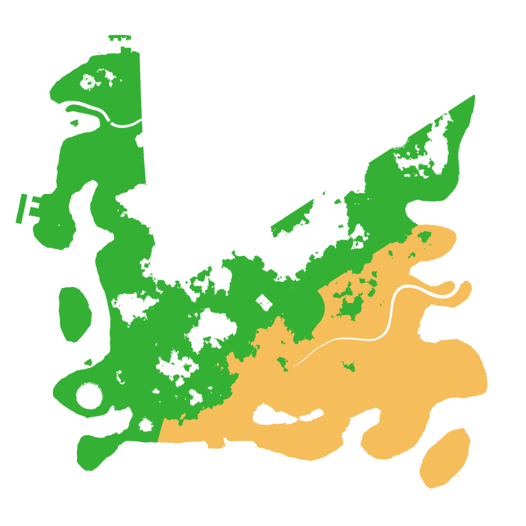 Biome Rust Map: Procedural Map, Size: 3550, Seed: 14702213