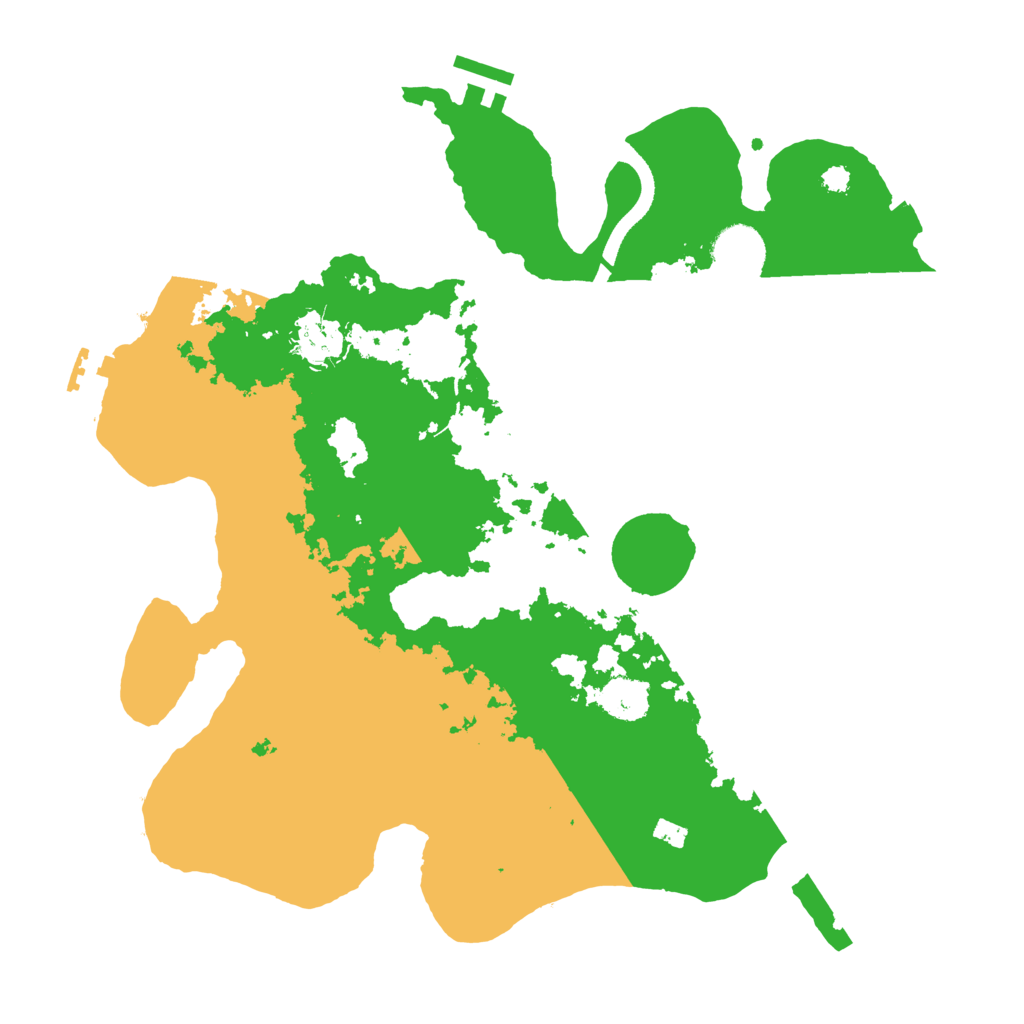 Biome Rust Map: Procedural Map, Size: 3400, Seed: 36991569