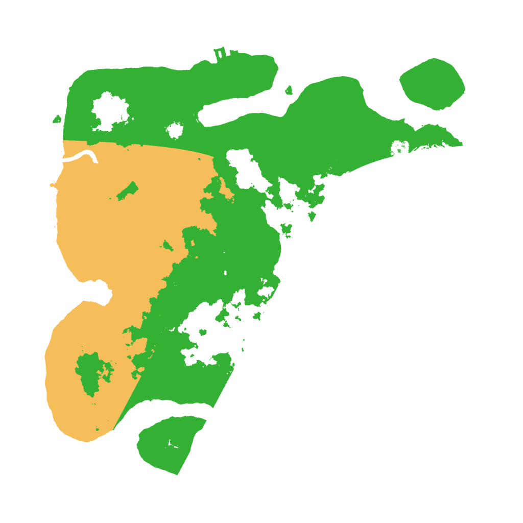 Biome Rust Map: Procedural Map, Size: 3000, Seed: 29416