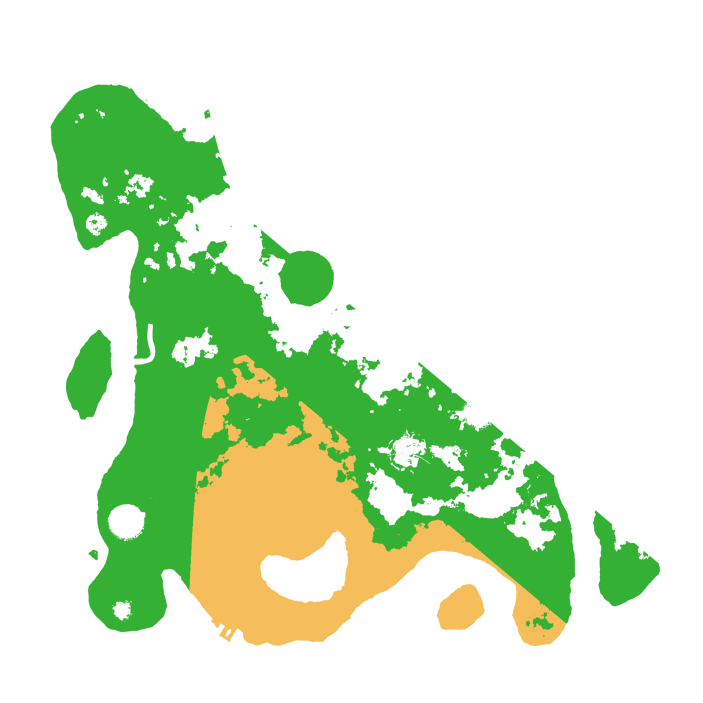 Biome Rust Map: Procedural Map, Size: 3500, Seed: 97899