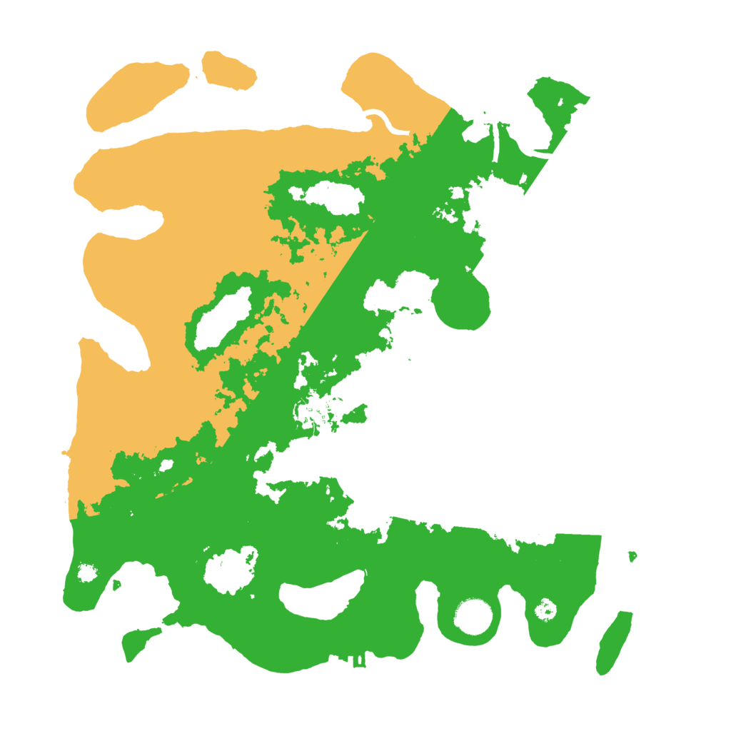 Biome Rust Map: Procedural Map, Size: 3550, Seed: 25612547