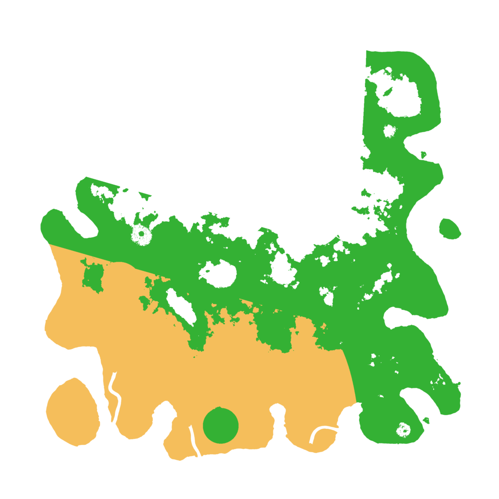 Biome Rust Map: Procedural Map, Size: 3700, Seed: 47868034