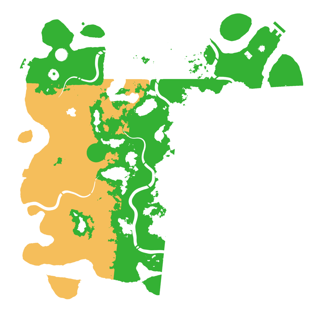 Biome Rust Map: Procedural Map, Size: 4400, Seed: 86313941