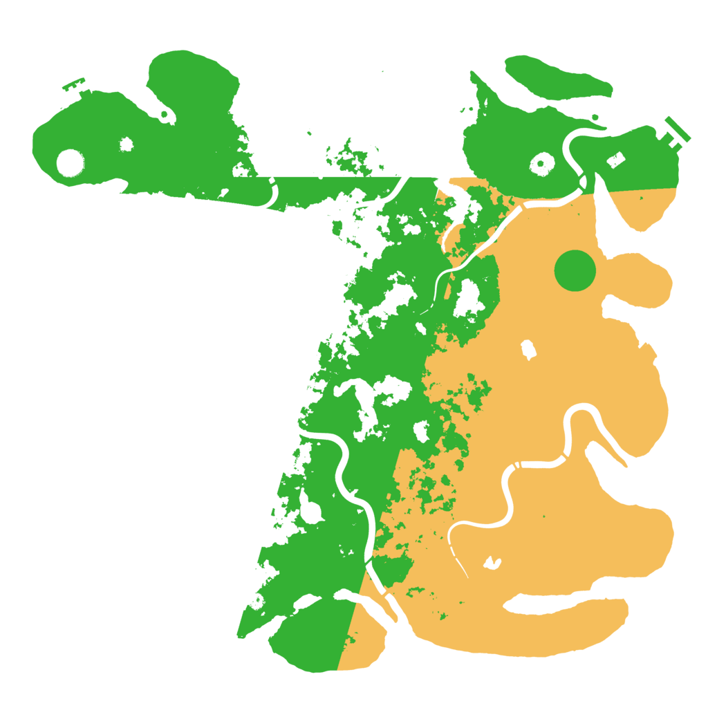 Biome Rust Map: Procedural Map, Size: 4500, Seed: 174217438